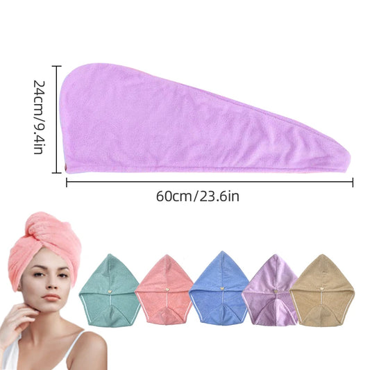 Microfiber Hair Towel Turban