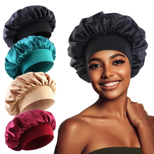 Satin Sleep Bonnet - Hair Protection Night Cap