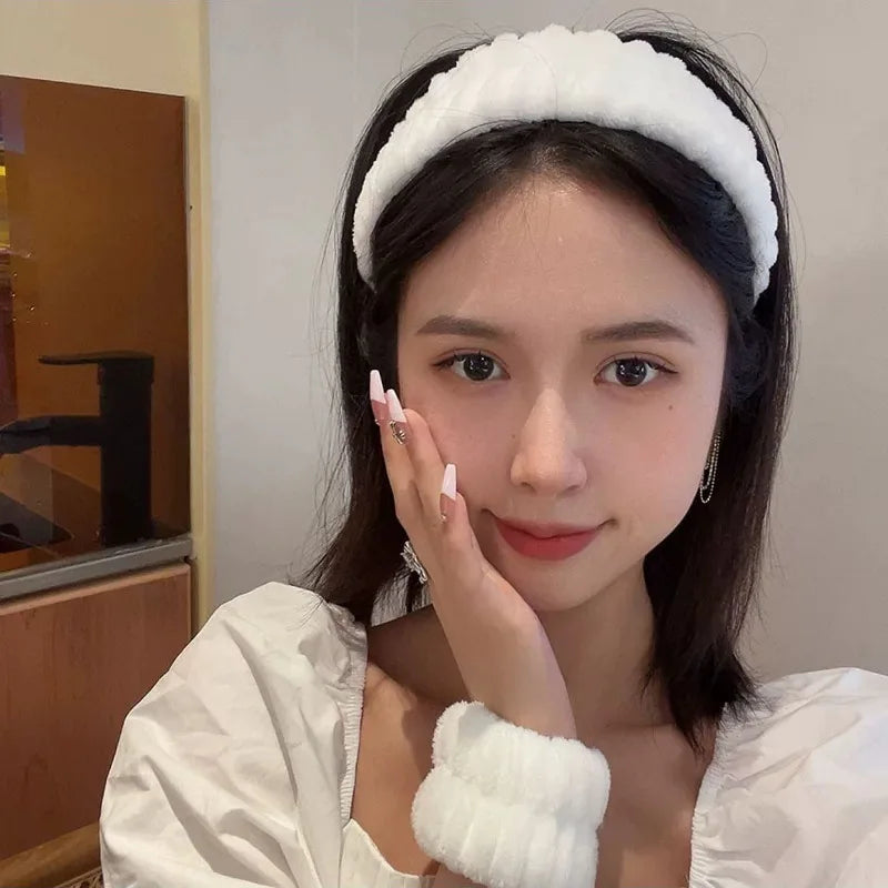 Spa Headband & Wristbands Set