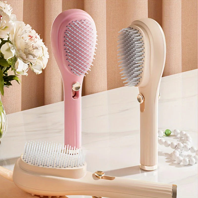 Self-Cleaning Detangling Brush