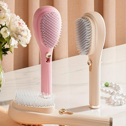 Self-Cleaning Detangling Brush