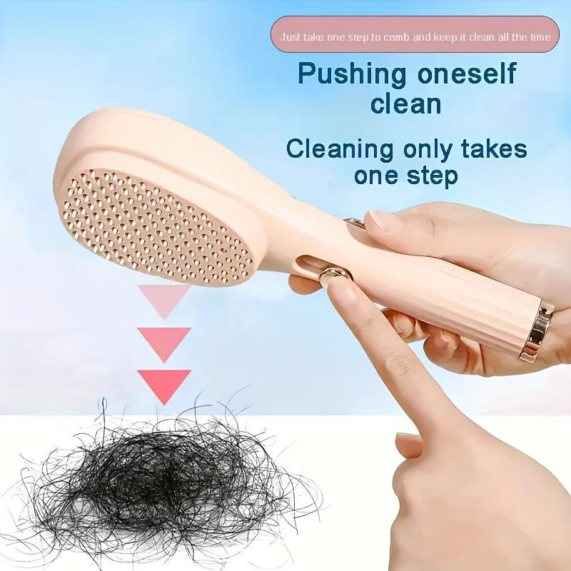 Self-Cleaning Detangling Brush