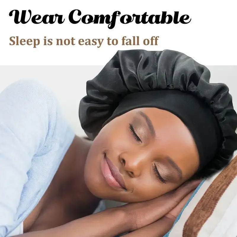 Satin Sleep Bonnet - Hair Protection Night Cap