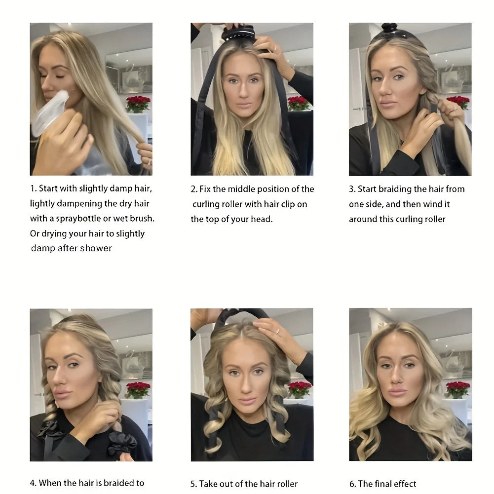 4-in-1 Heatless Styling Set